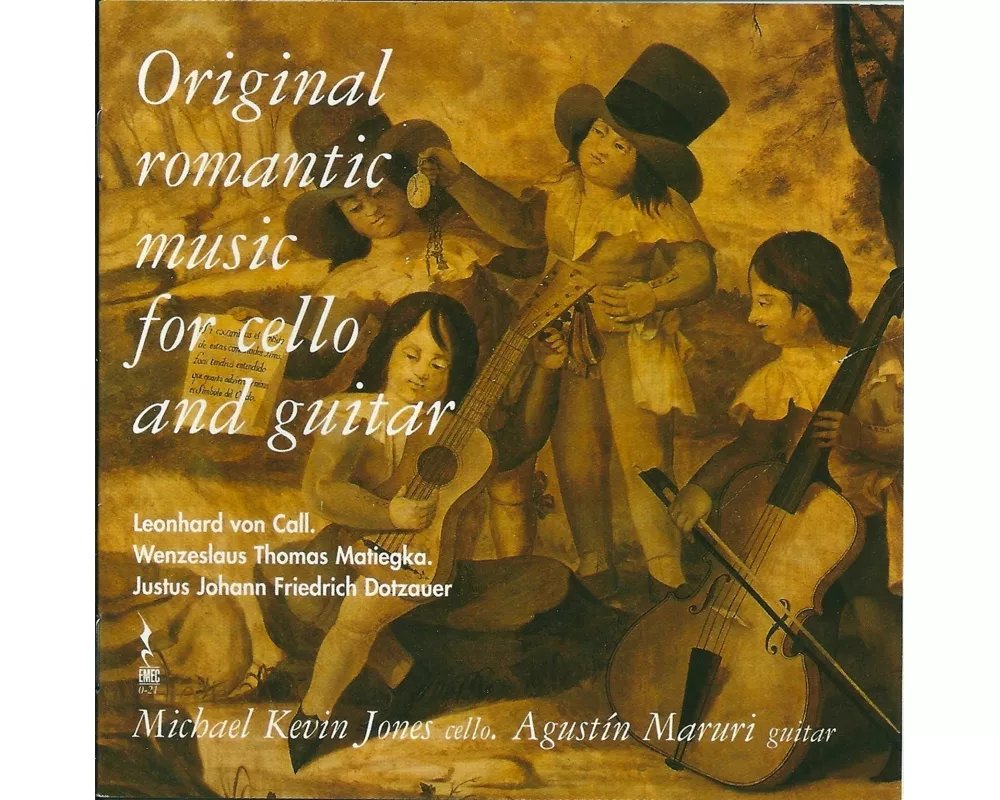 Original romantic music for cello and guitar