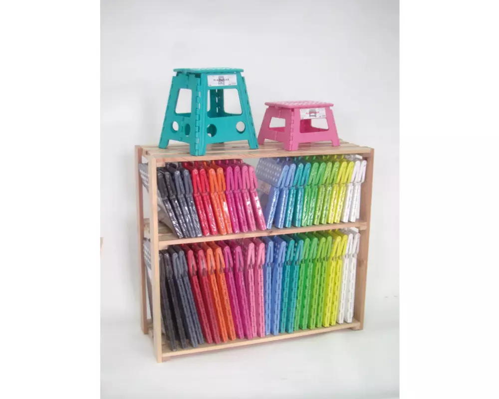 M & B Klapphocker Klapp-Klick Kunststoff, Hellgrün