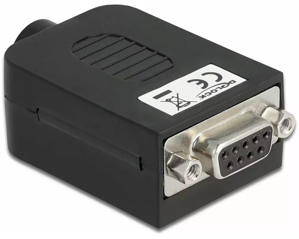 Delock Adapter Terminalblock 10Pin – DB9 RS-232 Buchse