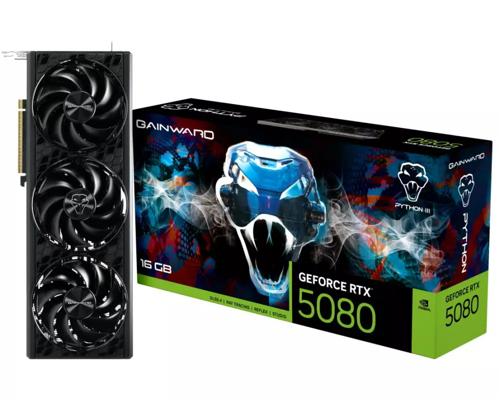 Gainward Grafikkarte RTX 5080 Python III