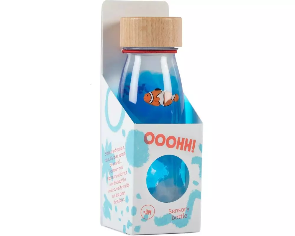 Sombo Sensorikflasche mit Sound – clownfisch 15.5 cm