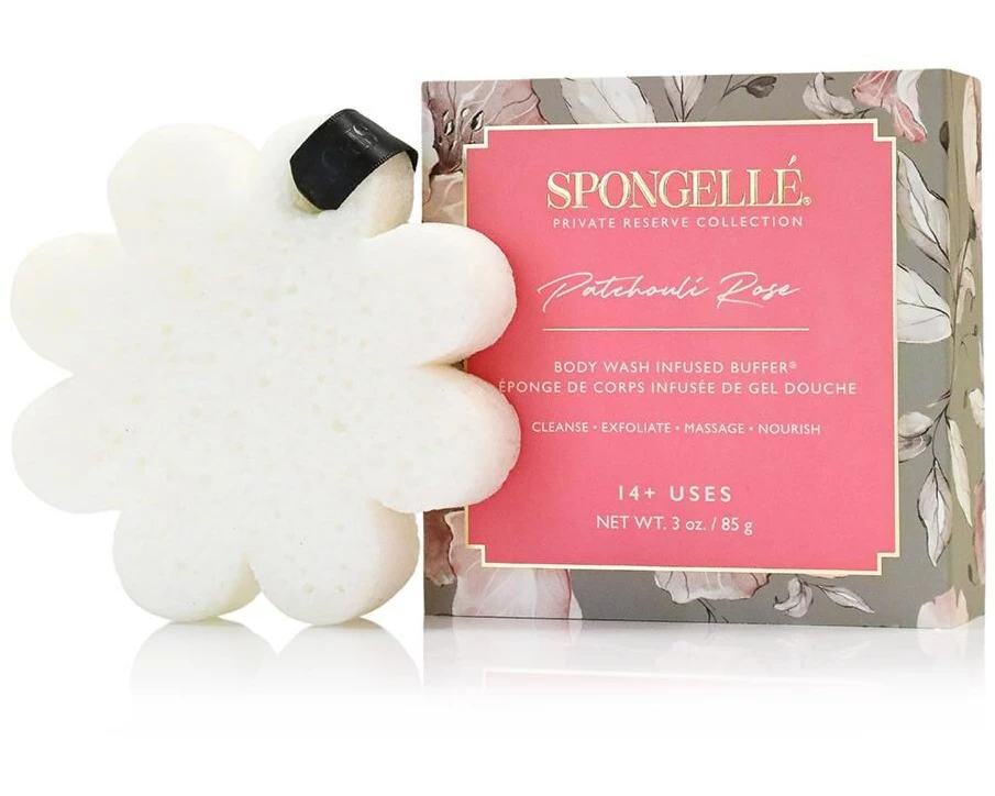 SPONGELLÉ Duschschwamm Private Reserve Patchouli Rose 85 g