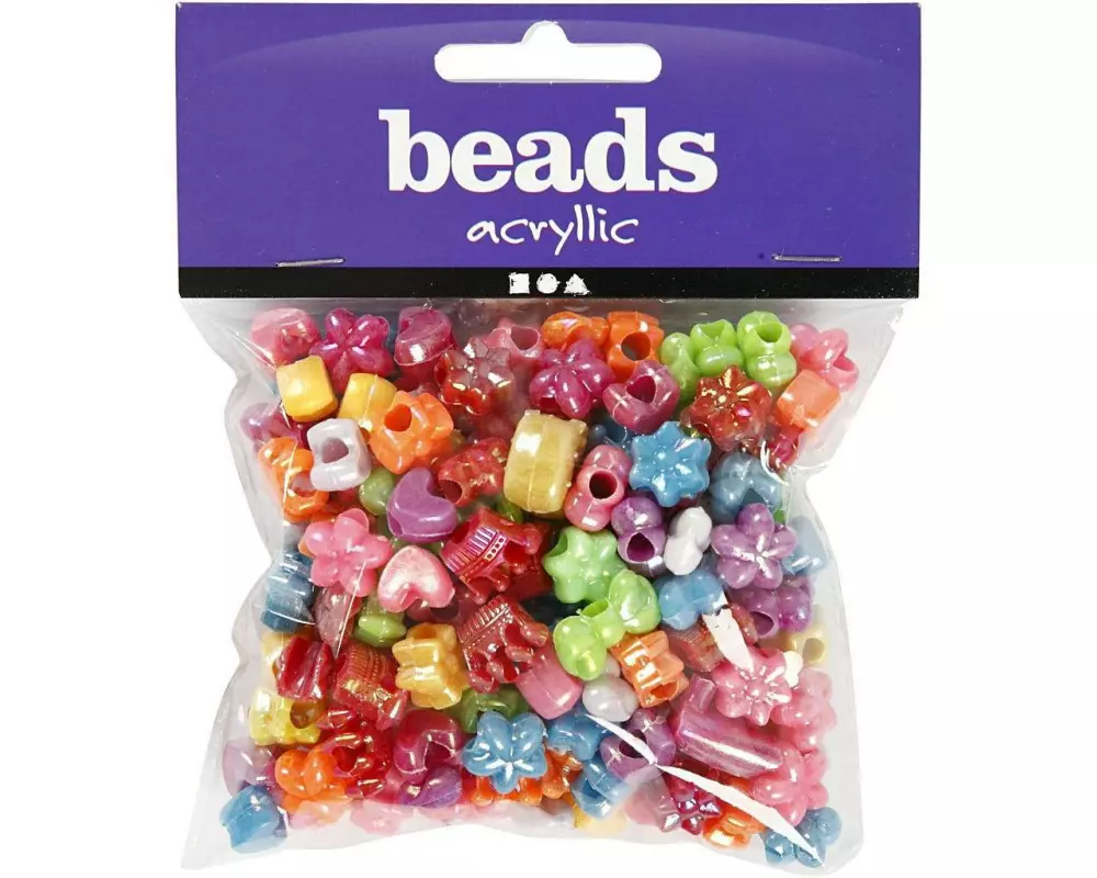 Creativ Company Kunststoffperlen 10 mm Diverse Formen