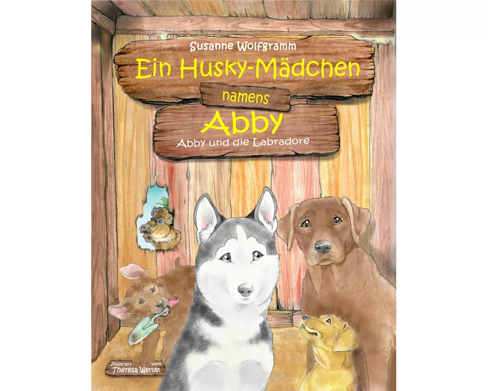 Ein Husky-Mädchen namens Abby