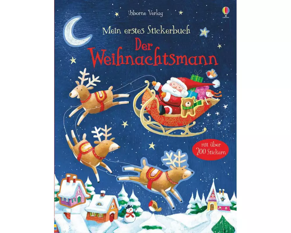 Mein erstes Stickerbuch: Der Weihnachtsmann