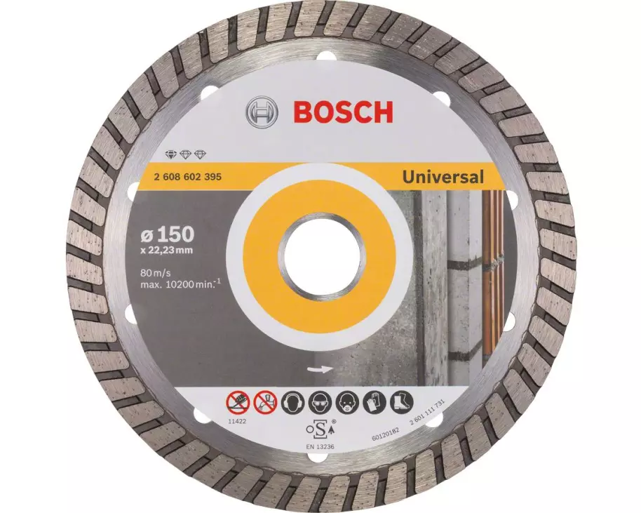 Bosch Professional Diamanttrennscheibe Standard for Universal 150 x 2.5 x 10 mm