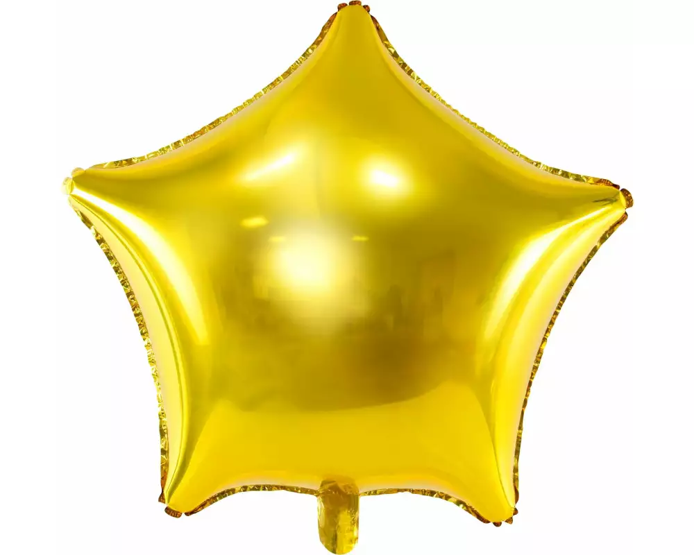 Partydeco Folienballon Star Gold