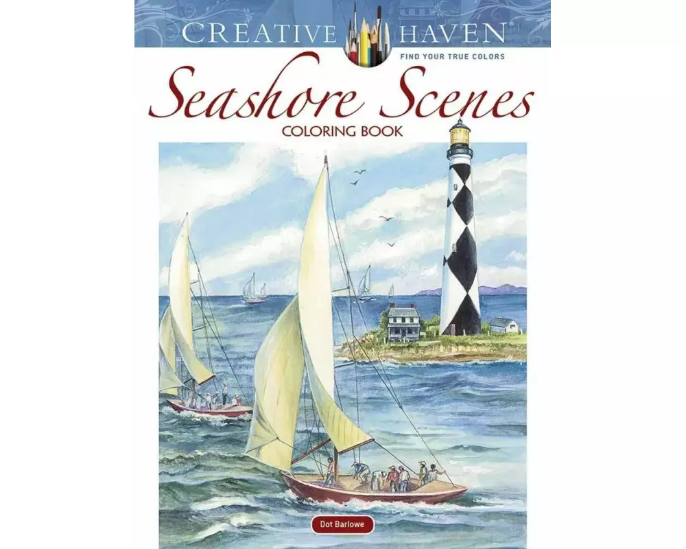 Creative Haven Seashore Scenes Coloring Book