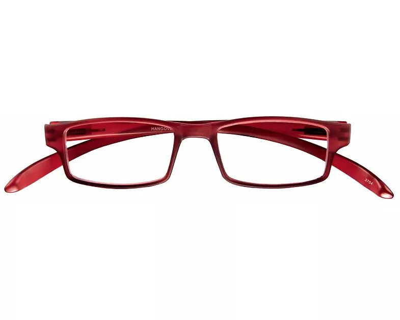 Brille. HANGOVER Life G61200 rot Kunststoffbrille mit Federtechnik +2.50 dpt