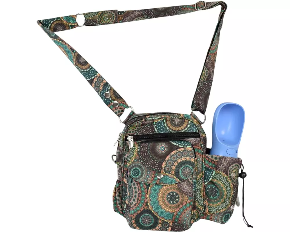 Nijens Gassi-Tasche Konstanz mit Druck, Grün