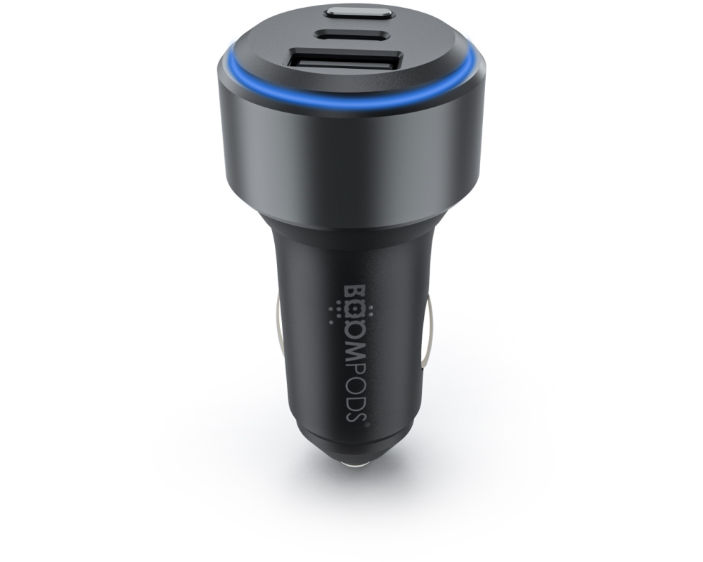 BOOMPODS Boomtag Car Charger TCARUN Universal grey