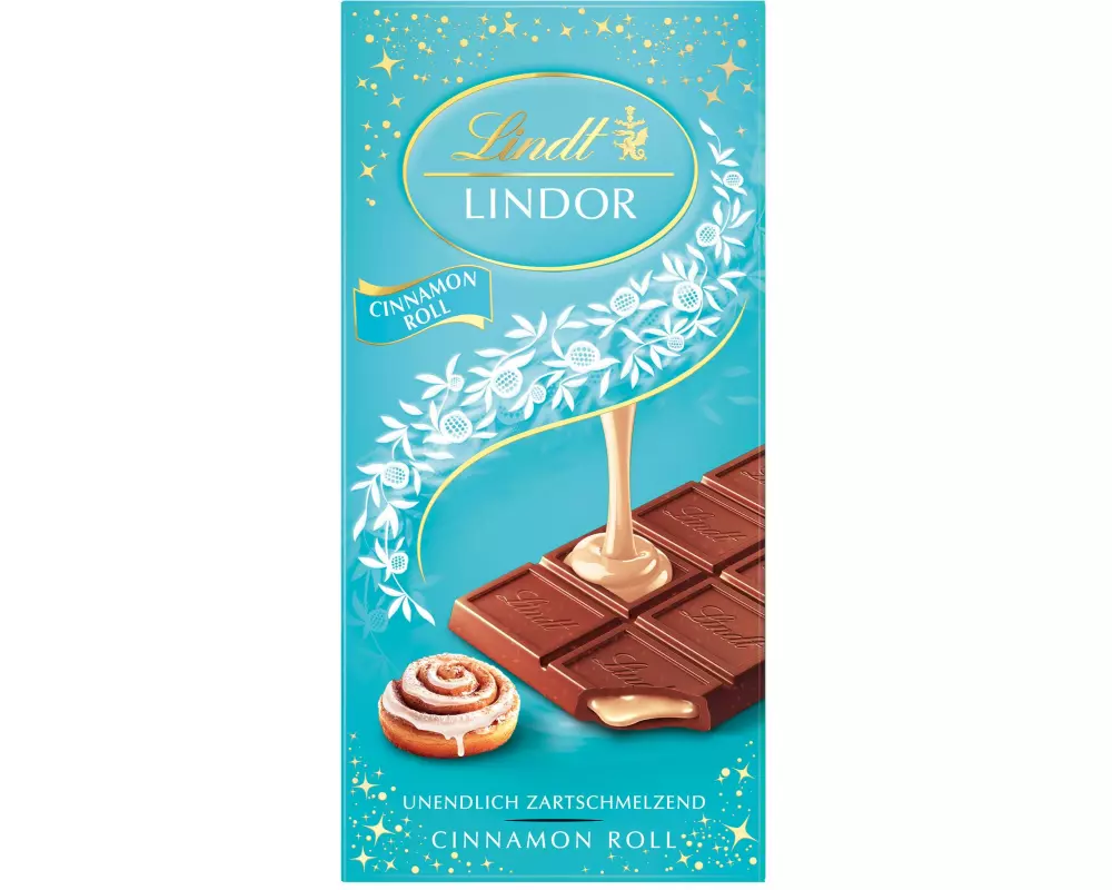 Lindt LINDOR Cinnamon Roll Tafelschokolade 100 g