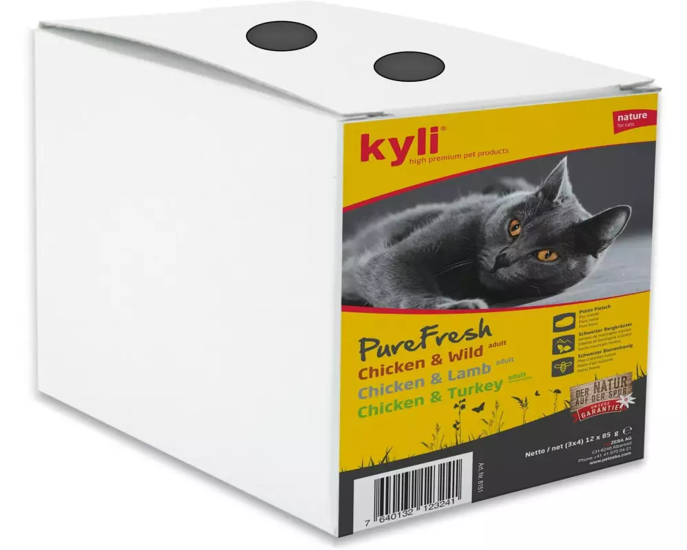 kyli Nassfutter Pure Fresh Mischkarton, 12 x 85 g