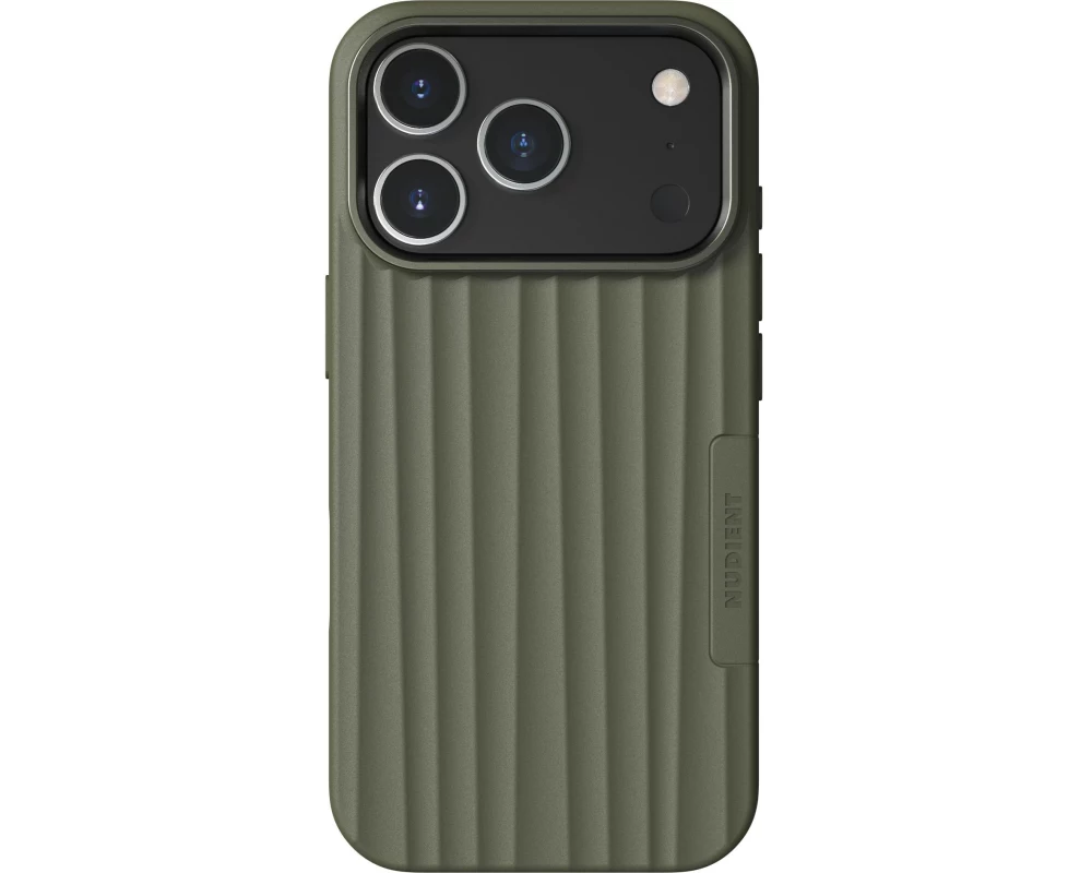 Nudient Back Cover Bold MagSafe iPhone 17 Pro Olive Green