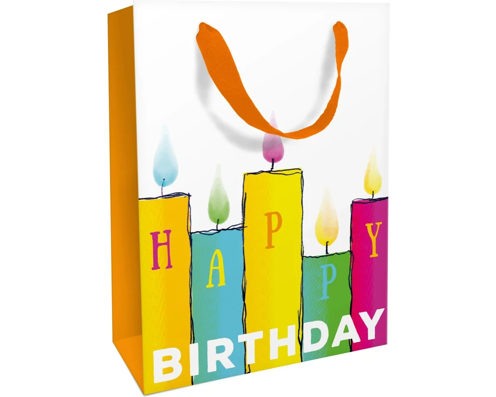 Braun + Company Geschenktasche Happy Birthday 26 x 36 x 13 cm