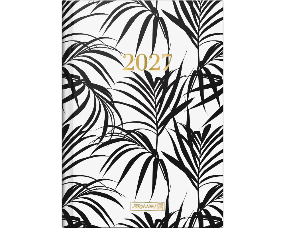 BRUNNEN 1079612017 Buchkalender Mod. 796 2027 "Jungle" A5, Papier