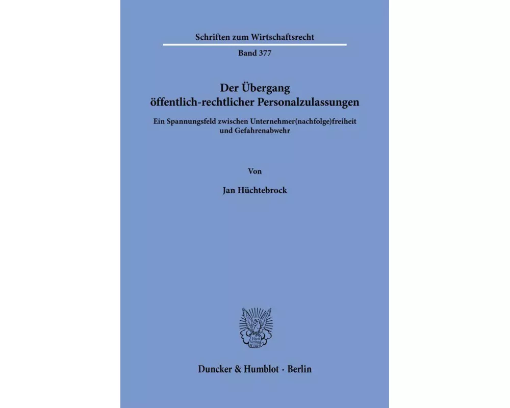 Der Übergang öffentlich-rechtlicher Personalzulassungen