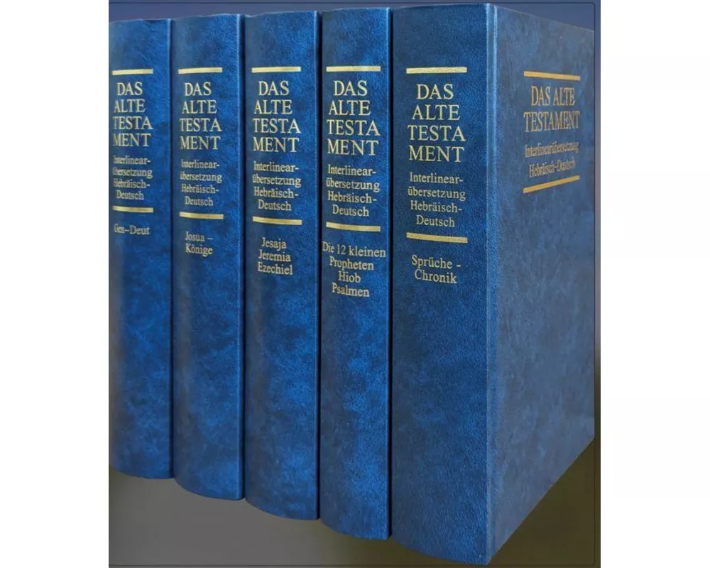 Interlinearübersetzung AT hebräisch-deutsch - Paket