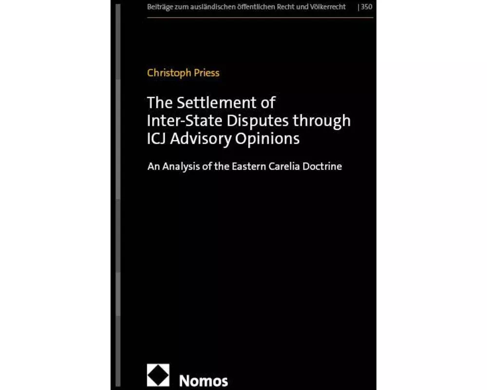 The Settlement of Inter-State Disputes through ICJ Advisory Opinions