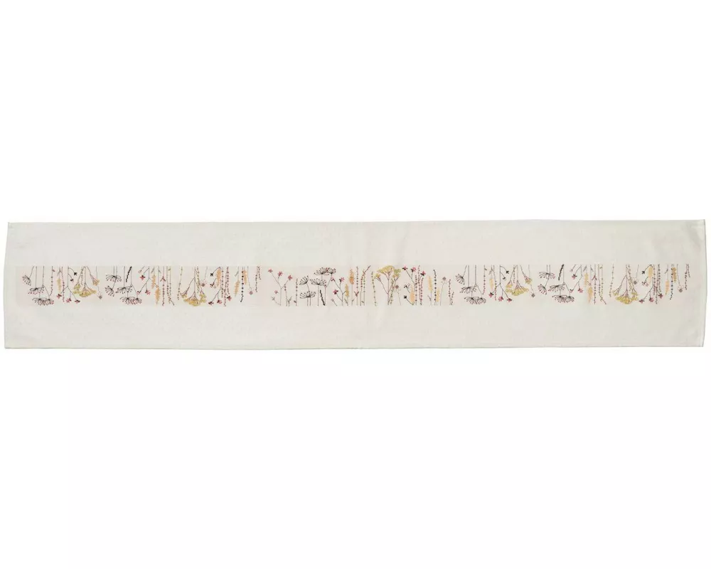 Stickpackung Gezählter Kreuzstich, Tischband Blumen und Gräser