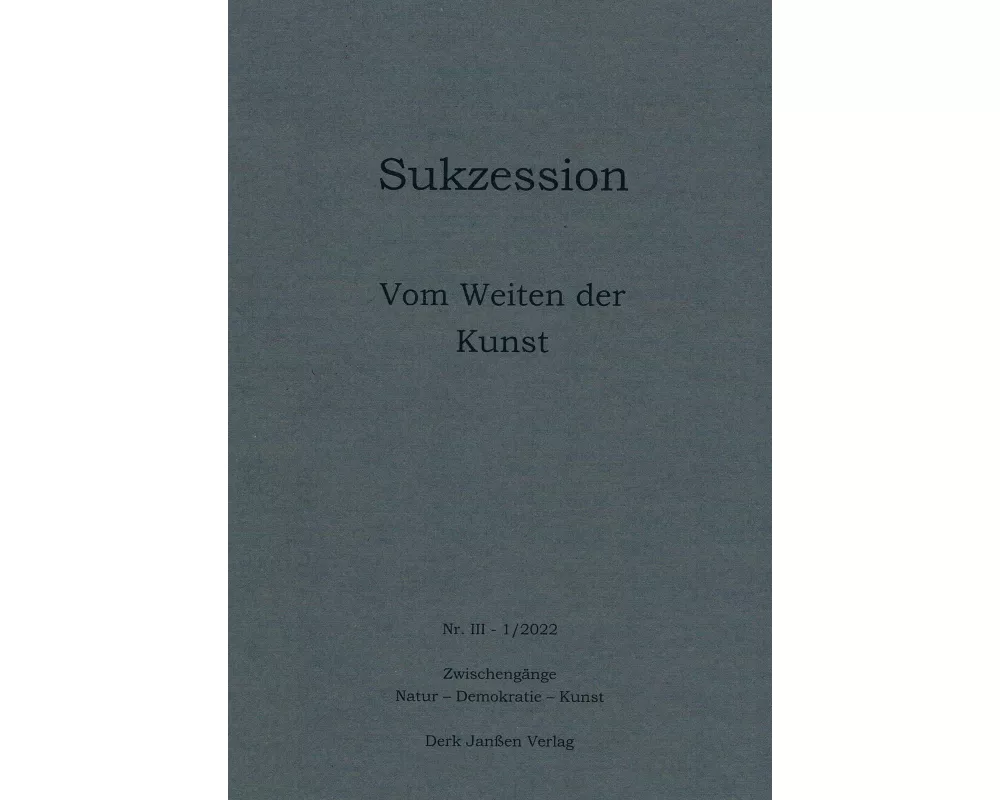 Vom Weiten der Kunst