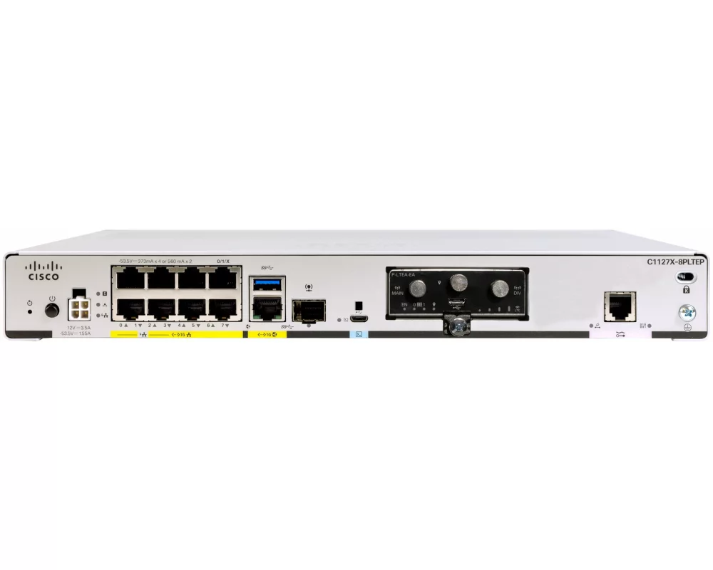 Cisco ISR 1100 8P xDSL GE SFP Router Pluggable SMS/GPS