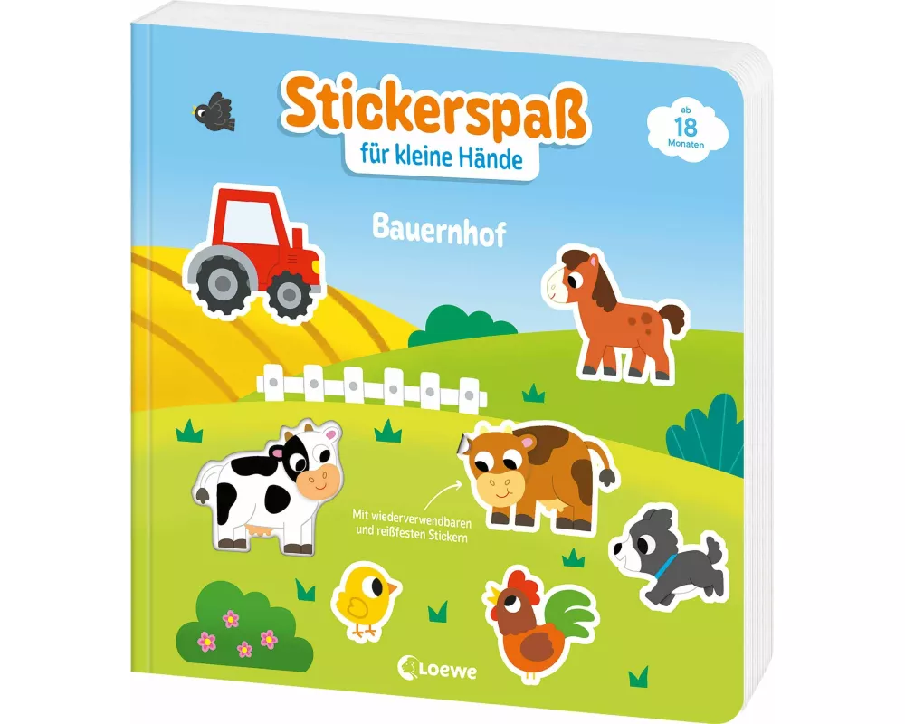 Stickerspaß für kleine Hände - Bauernhof