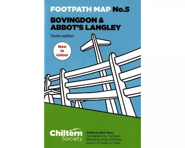 Chiltern Society Footpath Map No. 5 - Bovingdon and Abbots Langley