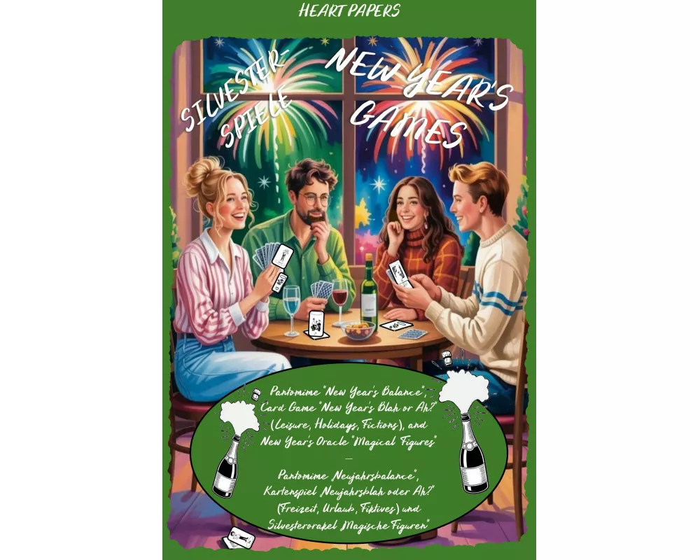 New Year's Games (Pantomime New Year's Balance; Card Game New Year's Blah or Ah? Leisure, Holidays, Fictions; New Year's Oracle Magical Figures) - Sil