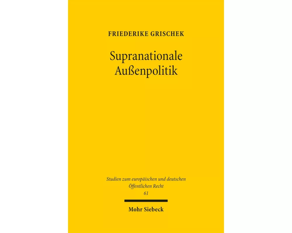 Supranationale Außenpolitik