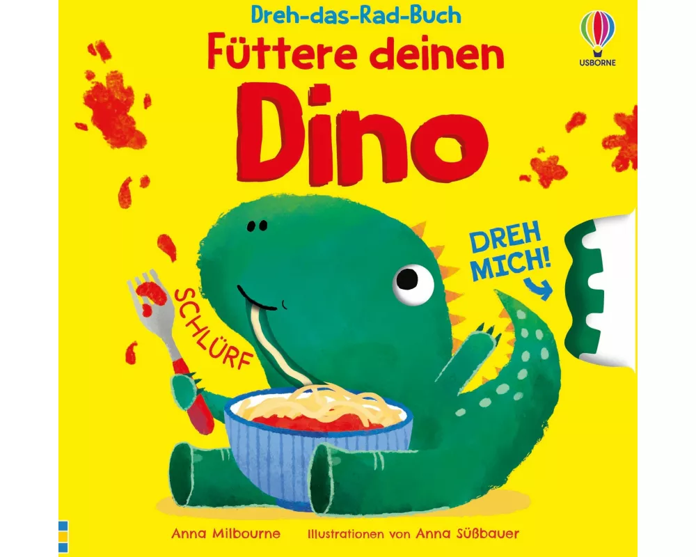 Dreh-das-Rad-Buch: Füttere deinen Dino