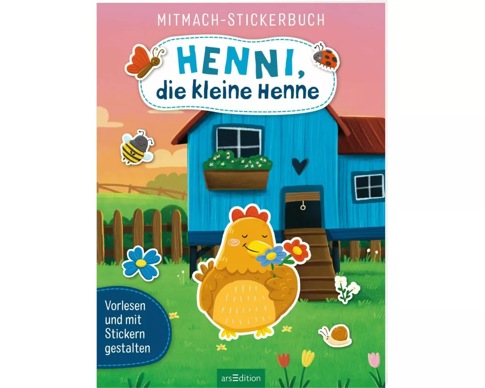Mitmach-Stickerbuch – Henni, die kleine Henne