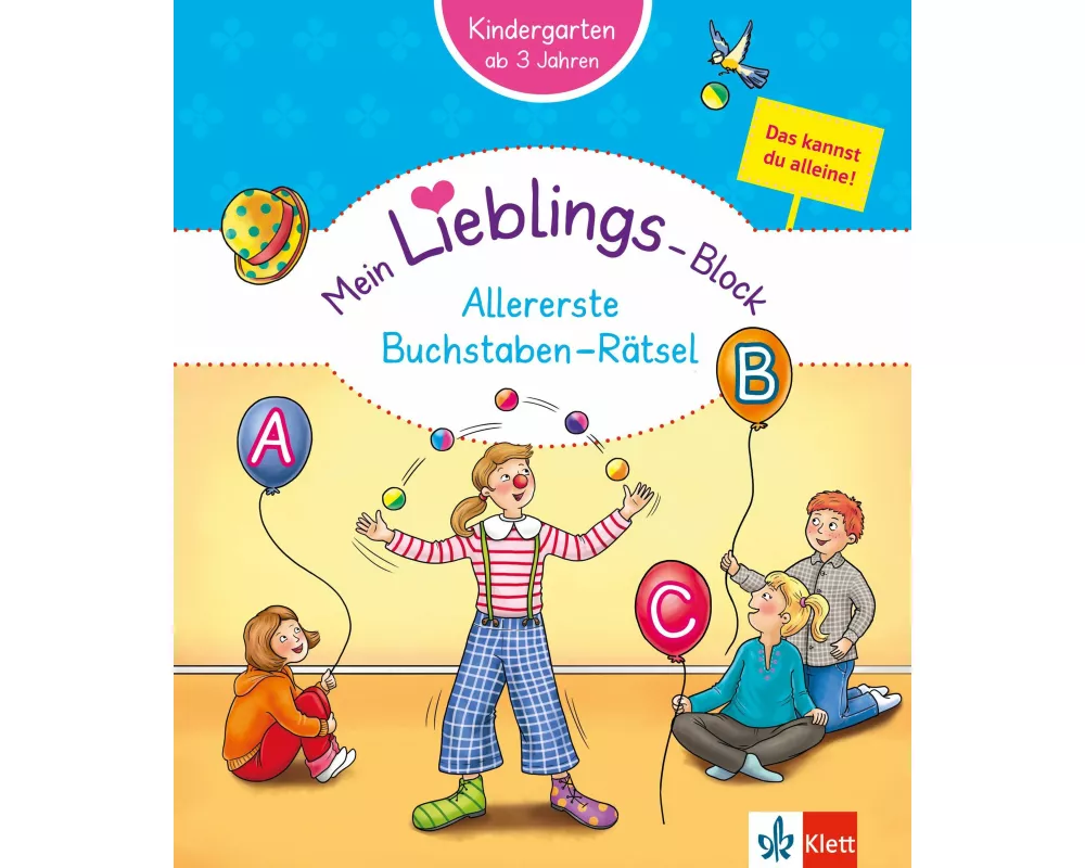 Klett Mein Lieblings-Block: Allererste Buchstaben-Rätsel