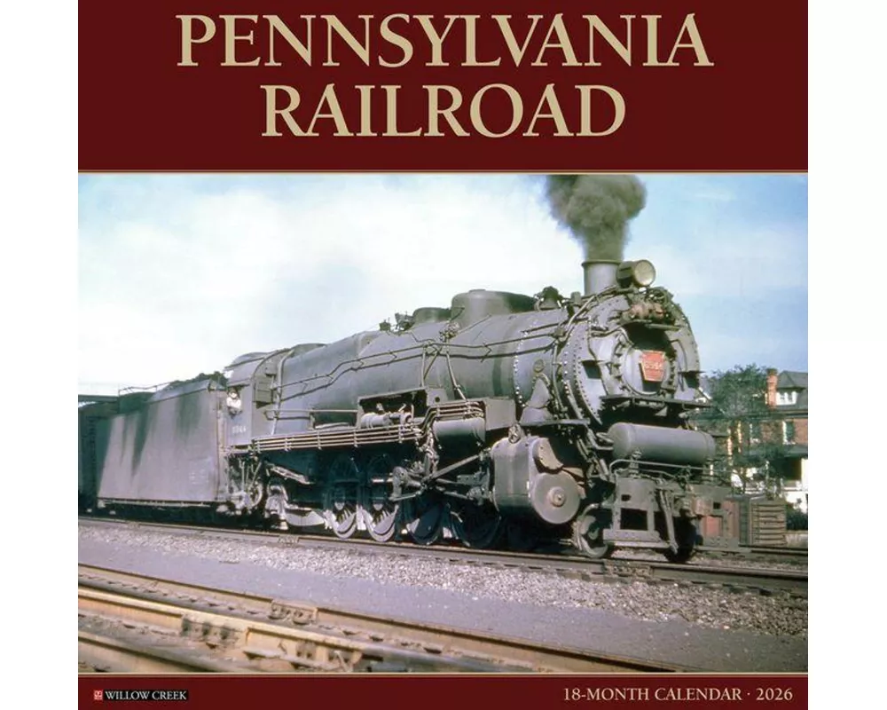 Pennsylvania Railroad 2026 Wall Calendar