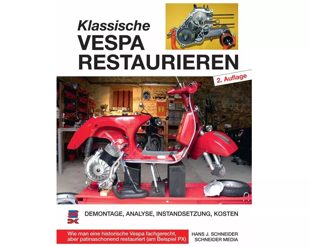 Klassische Vespa restaurieren