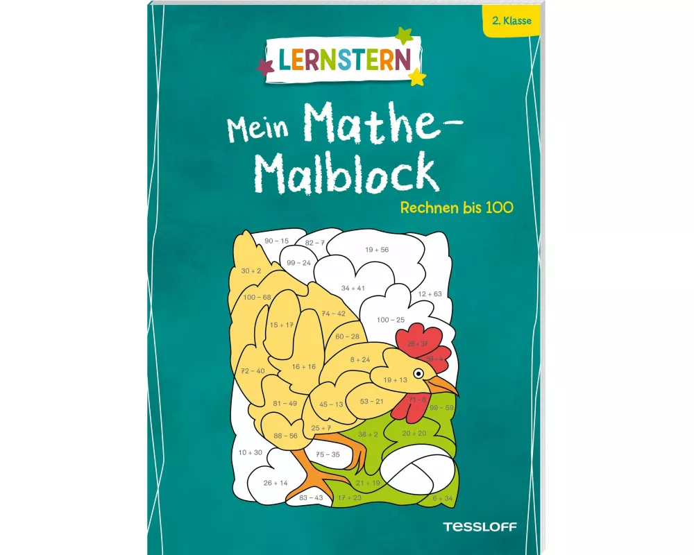 LERNSTERN. Mein Mathe-Malblock. Rechnen bis 100