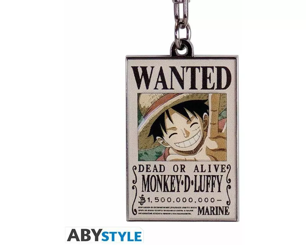 ONE PIECE - Keychain "Wanted Luffy"