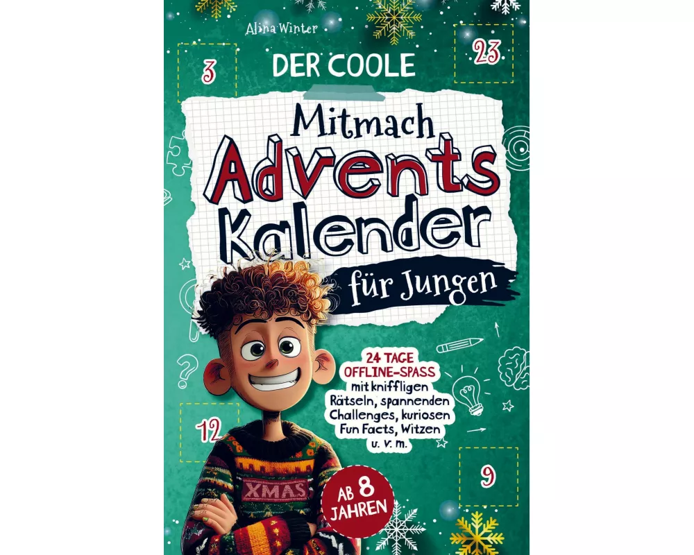 Der coole Mitmach-Adventskalender für Jungen