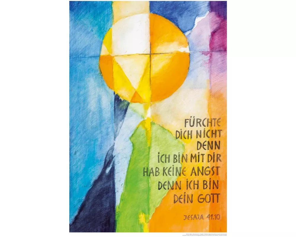 Jahreslosung 2027 Andreas Felger, Kunstdruck 63 x 92 cm