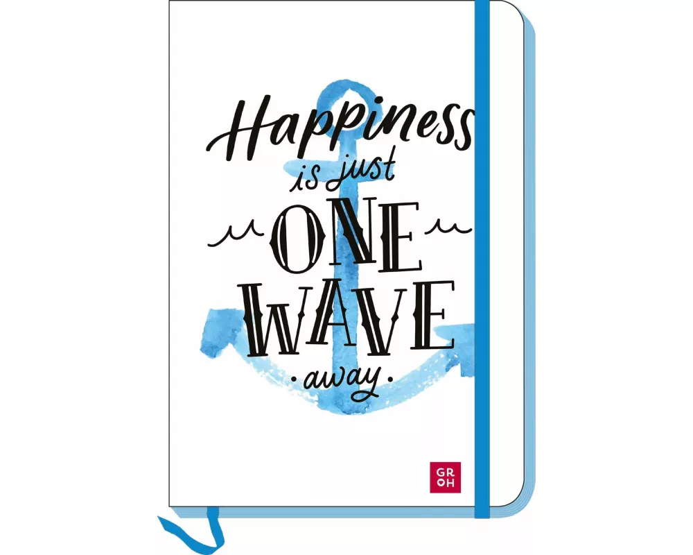 Notizbuch Happiness is just one wave away