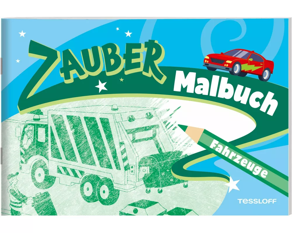 Zaubermalbuch. Fahrzeuge