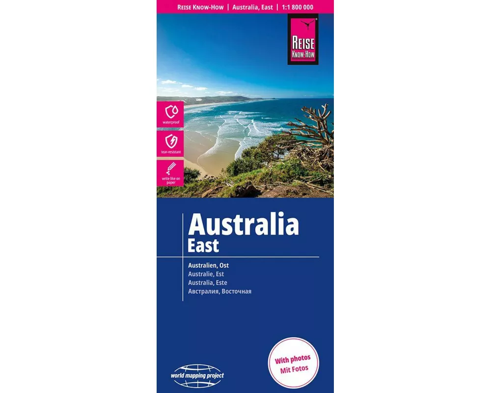 Reise Know-How Landkarte Australien, Ost | Australia, East (1:1.800.000)