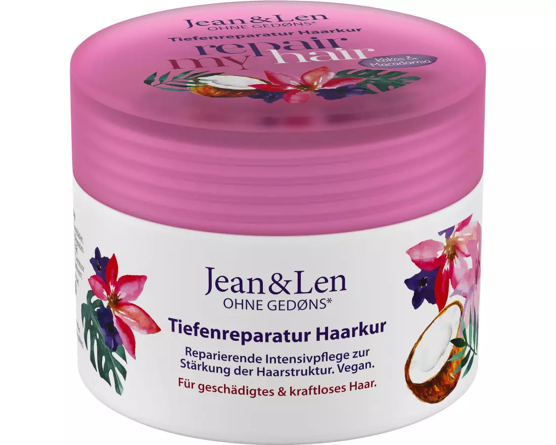 Jean & Len Haarkur Kokosöl/Macadamia 250 ml