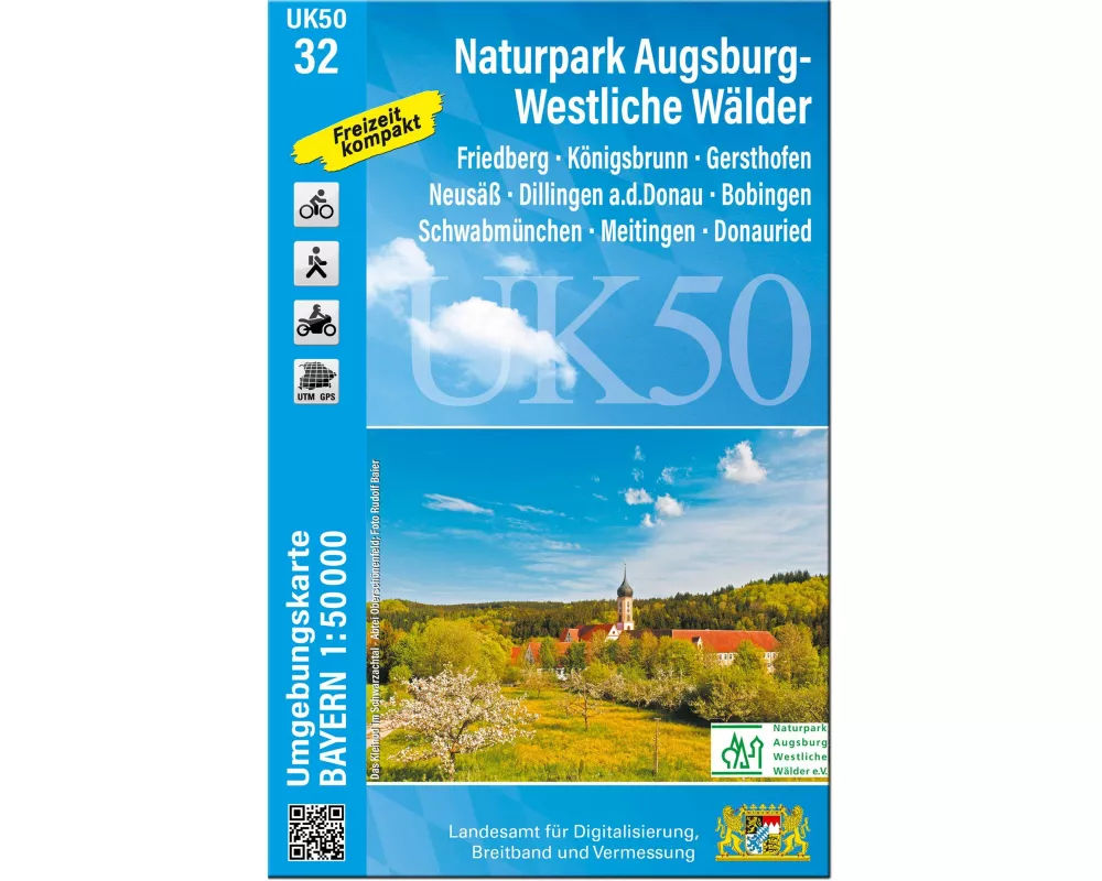 UK50-32 Naturpark Augsburg - Westliche Wälder