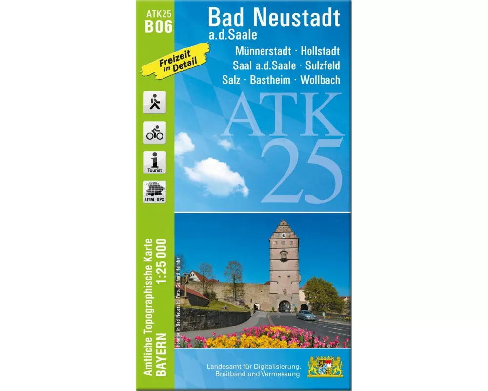 ATK25-B06 Bad Neustadt a.d.Saale (Amtliche Topographische Karte 1:25000)