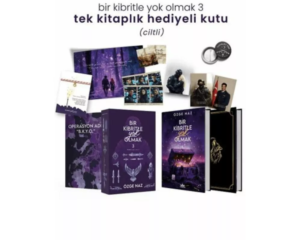 Bir Kibritle Yok Olmak 3 Ciltli, Hediyeli Kutu