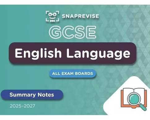 SnapRevise GCSE English Language Summary Notes