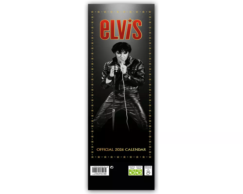 Elvis 2026 - Slimline-Kalender