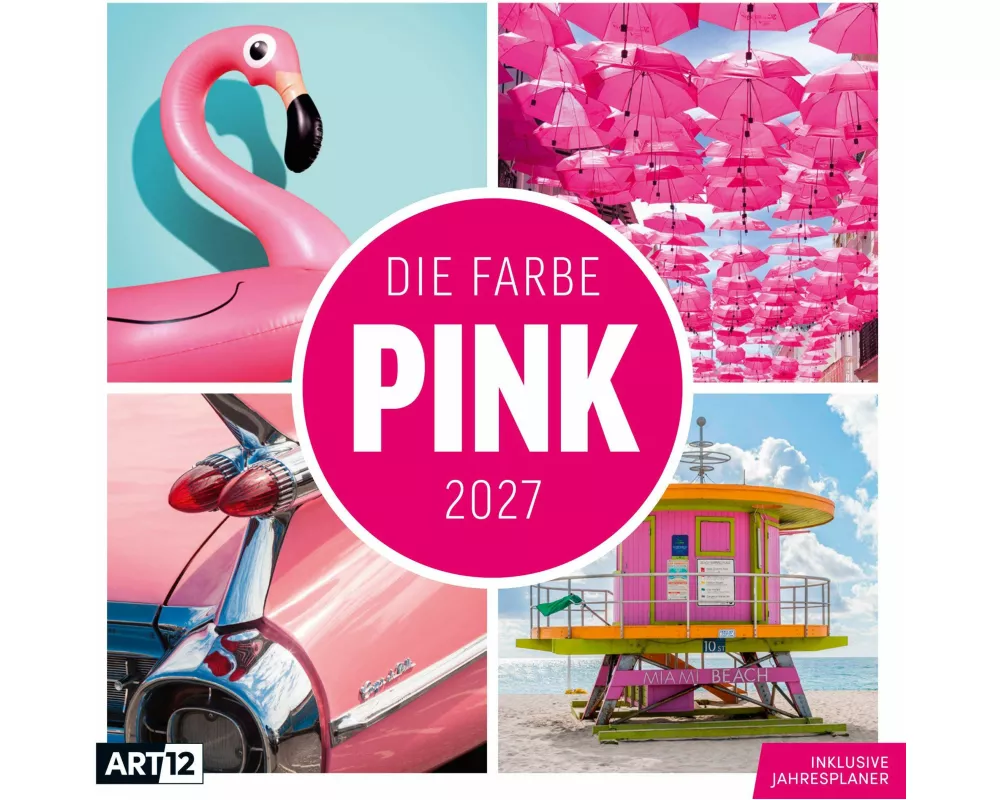 Die Farbe Pink Kalender 2027 - 30x30 - Art12