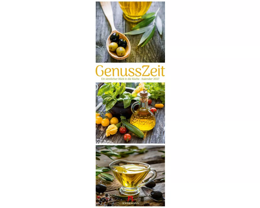 GenussZeit Triplet-Kalender 2027 | Ein sinnlicher Blick in die Küche
